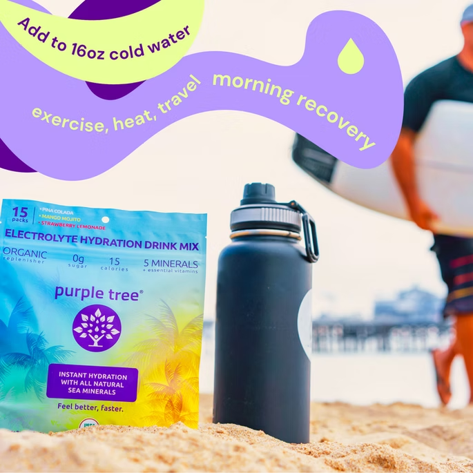 Electrolyte Hydration Packets, Organic, Pina Colada